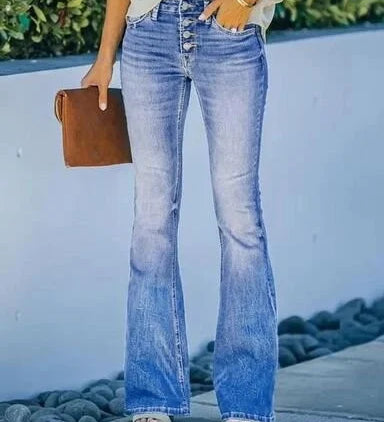 Bricia™ | Vaqueros Vintage de Cintura Alta